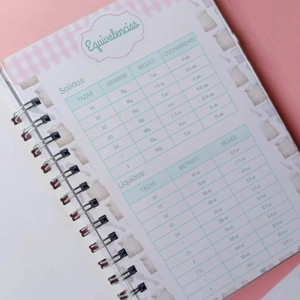 Recetario medio oficio ilustrado verduras