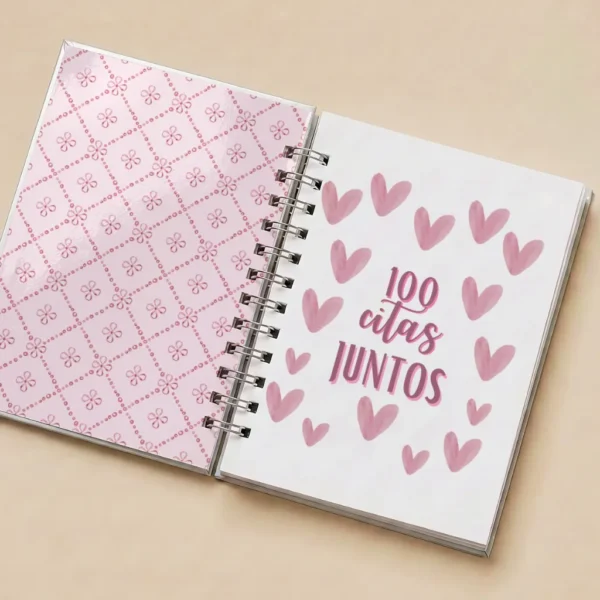 Libreta 100 Citas Juntos Para Parejas