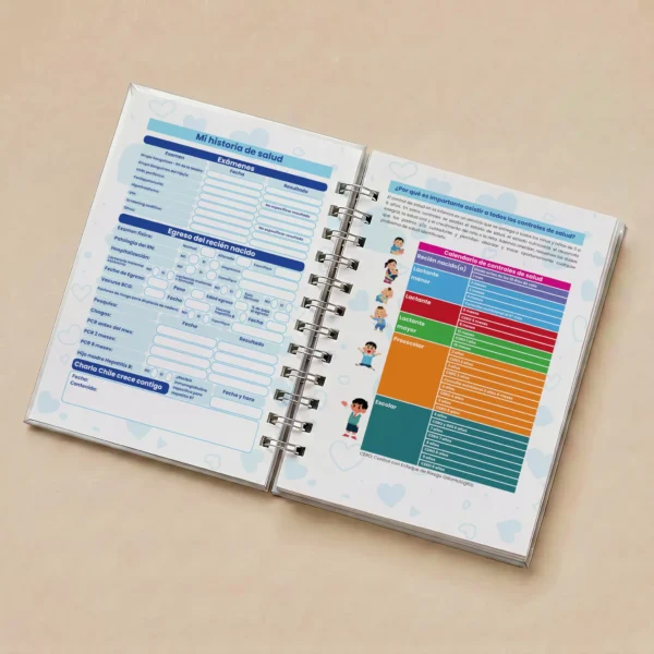 Libreta carnet control niño sano / niño